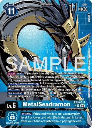 MetalSeadramon (Alternate Art) (EX10-012) - Sinister Order Foil