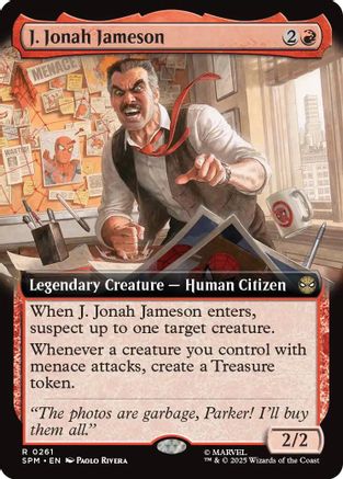 J. Jonah Jameson (Extended Art) (SPM-261)  Foil - Marvel's Spider-Man