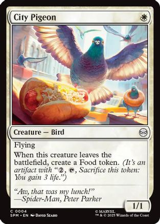 City Pigeon (SPM-004)  Foil - Marvel's Spider-Man