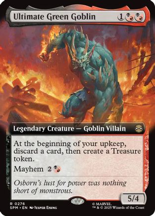 Ultimate Green Goblin (Extended Art) (SPM-276) - Marvel's Spider-Man Foil
