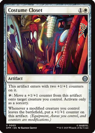 Costume Closet (SPM-005)  Foil - Marvel's Spider-Man