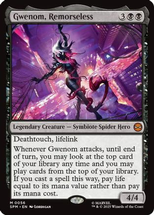 Gwenom, Remorseless (SPM-056)  Foil - Marvel's Spider-Man