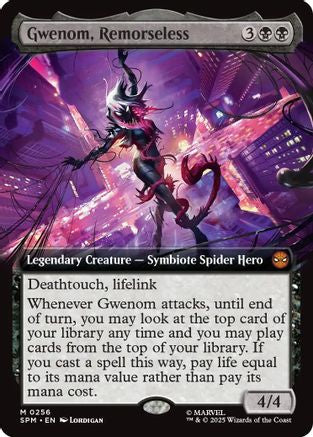 Gwenom, Remorseless (Extended Art) (SPM-256)  Foil - Marvel's Spider-Man
