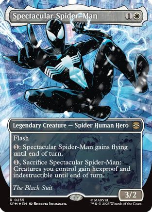 Spectacular Spider-Man (0235) (Borderless) (Textured Foil) (SPM-235)  Foil - Marvel's Spider-Man