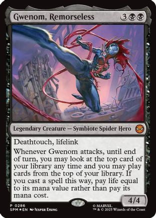 Gwenom, Remorseless (UMP-286)  Foil - Unique and Miscellaneous Promos