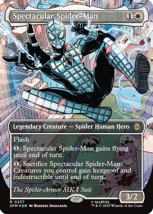 Spectacular Spider-Man (0237) (Borderless) (Textured Foil) (SPM-237)  Foil - Marvel's Spider-Man
