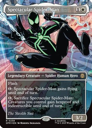 Spectacular Spider-Man (0238) (Borderless) (Textured Foil) (SPM-238)  Foil - Marvel's Spider-Man