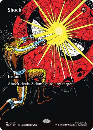 Shock (Borderless) (MAR-027)  Foil - Marvel's Spider-Man: Eternal-Legal