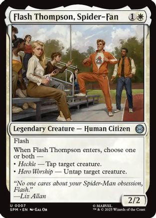 Flash Thompson, Spider-Fan (SPM-007) - Marvel's Spider-Man Foil
