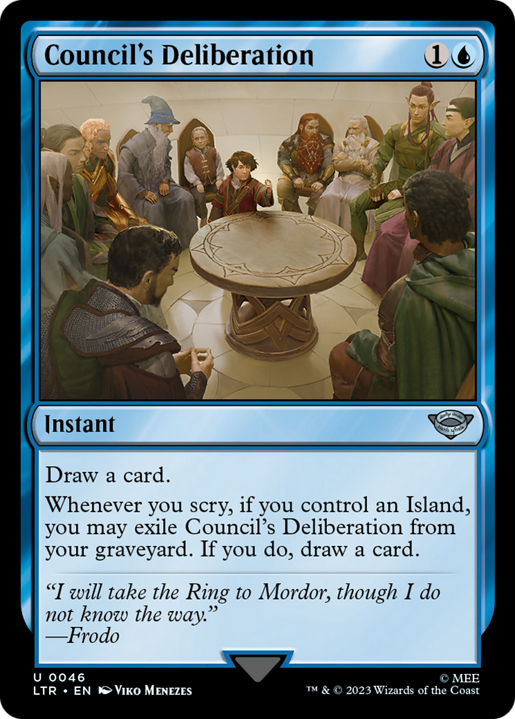 Council's Deliberation (LTR-046)  Foil - The Lord of the Rings: Tales of Middle-earth