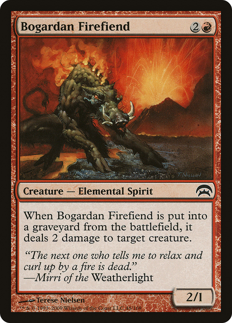 Bogardan Firefiend (HOP-048)  - Planechase