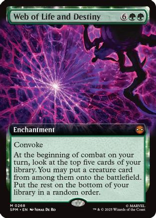 Web of Life and Destiny (Extended Art) (SPM-268)  Foil - Marvel's Spider-Man
