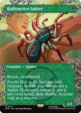 Radioactive Spider (Borderless) (SPM-212)  - Marvel's Spider-Man