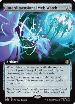 Interdimensional Web Watch (Extended Art) (SPM-278)  Foil - Marvel's Spider-Man