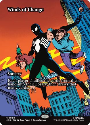 Winds of Change (Borderless) (MAR-030)  Foil - Marvel's Spider-Man: Eternal-Legal
