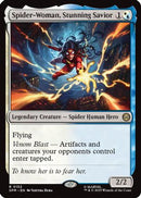 Spider-Woman, Stunning Savior (SPM-152) - Marvel's Spider-Man Foil