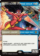Spider-Woman, Stunning Savior (Borderless) (SPM-230)  Foil - Marvel's Spider-Man