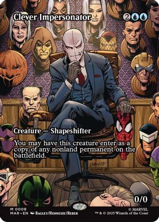 Clever Impersonator (Borderless) (MAR-008) - Marvel's Spider-Man: Eternal-Legal