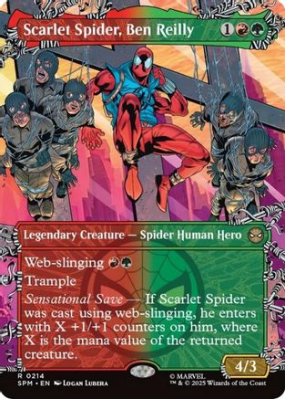 Scarlet Spider, Ben Reilly (Borderless) (SPM-214)  - Marvel's Spider-Man