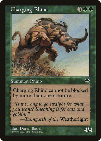 Charging Rhino (TMP-218)  - Tempest