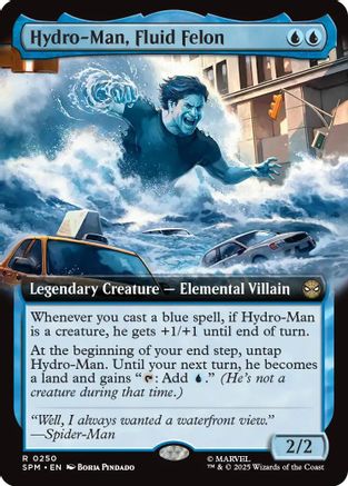 Hydro-Man, Fluid Felon (Extended Art) (SPM-250)  Foil - Marvel's Spider-Man