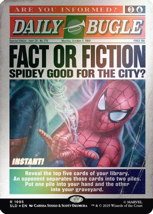 Fact or Fiction (1995) (Rainbow Foil) (SLD-1995)  Foil - Secret Lair Drop Series