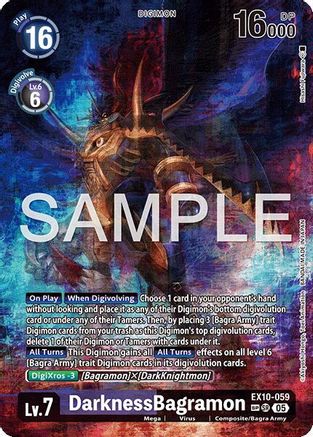 DarknessBagramon (SP) (EX10-059) - Sinister Order Foil