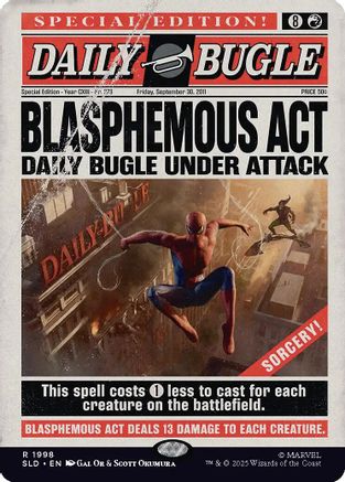 Blasphemous Act (1998) (SLD-1998)  - Secret Lair Drop Series