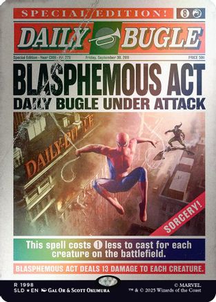 Blasphemous Act (1998) (Rainbow Foil) (SLD-1998)  Foil - Secret Lair Drop Series