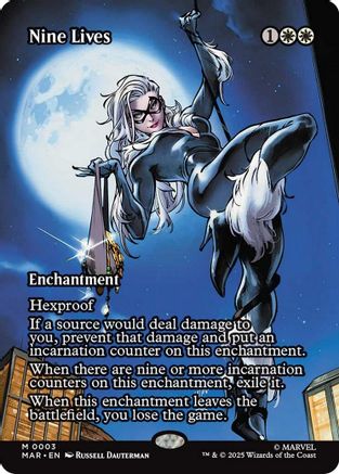 Nine Lives (Borderless) (MAR-003)  Foil - Marvel's Spider-Man: Eternal-Legal
