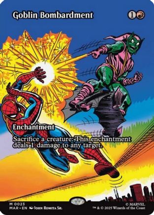 Goblin Bombardment (Borderless) [Marvel's Spider-Man: Eternal-Legal]
