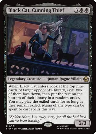 Black Cat, Cunning Thief (SPM-052)  - Marvel's Spider-Man