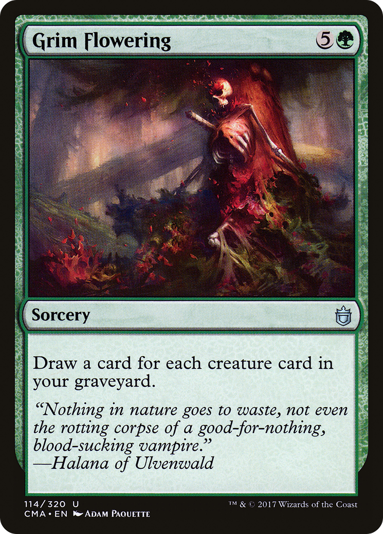 Grim Flowering (CMA-114)  - Commander Anthology