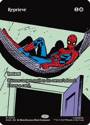 Reprieve (Borderless) (MAR-005) Foil - Marvel's Spider-Man: Eternal-Legal