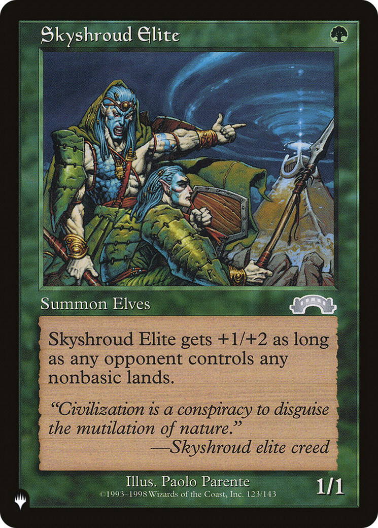 Skyshroud Elite (LIST-EXO-123)  - The List