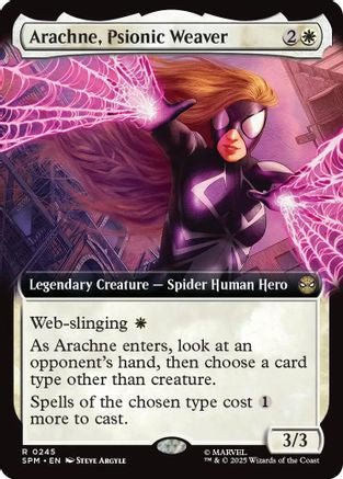 Arachne, Psionic Weaver (Extended Art) (SPM-245)  - Marvel's Spider-Man
