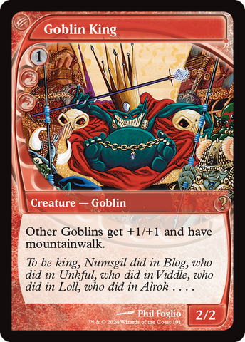 Goblin King (Future Sight) (MB2-191)  - Mystery Booster 2