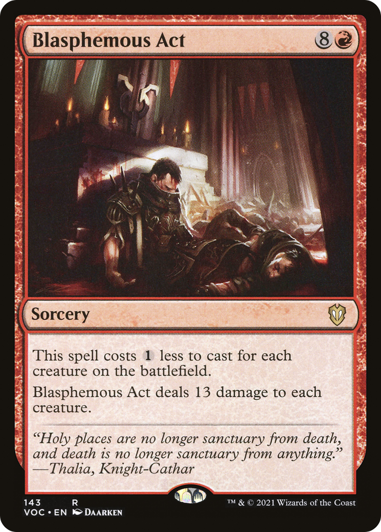 Blasphemous Act (VOC-143)  - Crimson Vow Commander