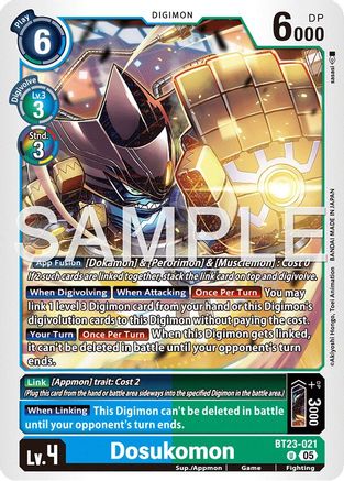 Dosukomon (BT23-021) - Hackers' Slumber