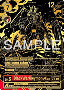 BlackWarGreymon ACE (Rare Pull) (EX10-010) - Sinister Order Foil