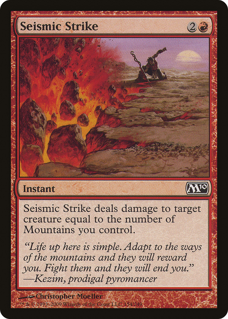 Seismic Strike (M10-154)  Foil - Magic 2010