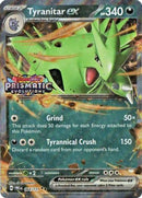 Tyranitar ex (Prismatic Evolutions Stamp) 064  - Holofoil Miscellaneous Cards & Products - Double Rare