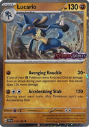 Lucario (Scarlet & Violet Stamp) 114  - Holofoil Miscellaneous Cards & Products - Uncommon
