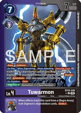 Tuwarmon (Limited Foil) (EX10-045) - Sinister Order Foil