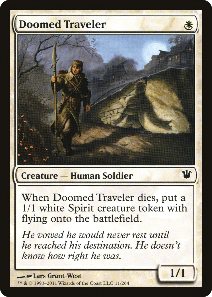 Doomed Traveler (ISD-011)  Foil - Innistrad