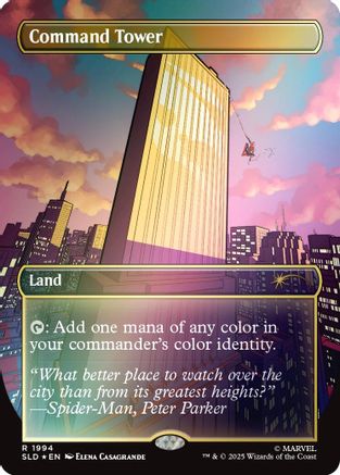 Command Tower (1994) (Rainbow Foil) (SLD-1994)  Foil - Secret Lair Drop Series