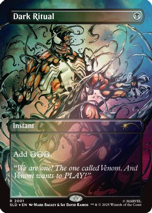 Dark Ritual (2001) (Rainbow Foil) (SLD-2001)  Foil - Secret Lair Drop Series