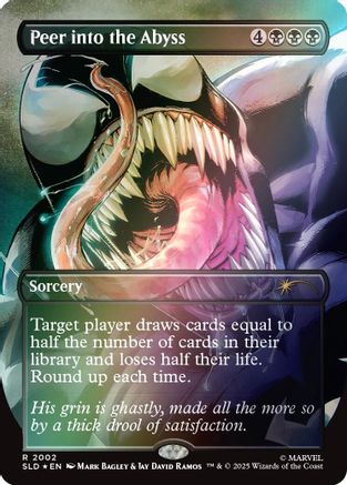 Peer into the Abyss (2002) (Rainbow Foil) (SLD-2002)  Foil - Secret Lair Drop Series