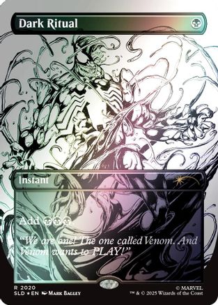 Dark Ritual (2020) (Rainbow Foil) (SLD-2020)  Foil - Secret Lair Drop Series
