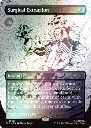 Surgical Extraction (2022) (Rainbow Foil) (SLD-2022) - Secret Lair Drop Series Foil